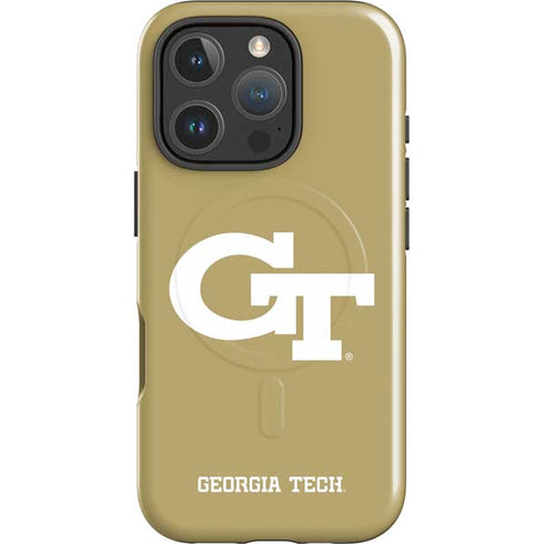 Georgia Institute of Technology Gold GT iPhone 16 Pro Max Magsafe Impact Case