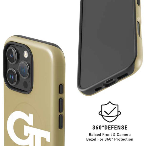 Georgia Institute of Technology Gold GT iPhone 16 Pro Max Magsafe Impact Case