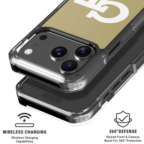 Georgia Institute of Technology Gold GT iPhone 18 Pro Clear Case