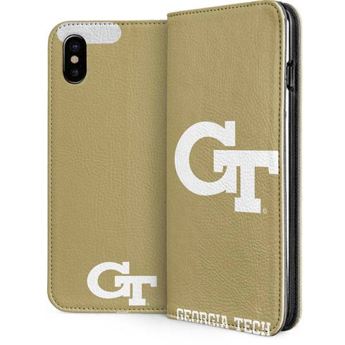 Georgia Institute of Technology Gold GT iPhone 8 Folio Case