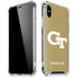 Georgia Institute of Technology Gold GT iPhone X/XS Clear Case