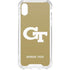 Georgia Institute of Technology Gold GT iPhone XS Clear Case