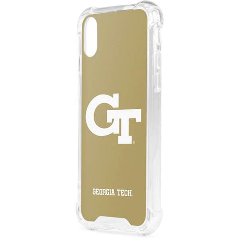 Georgia Institute of Technology Gold GT iPhone XS Clear Case