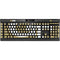 Georgia Institute of Technology Gold GT K95 RGB PLATINUM Mechanical Gaming Keyboard Skin