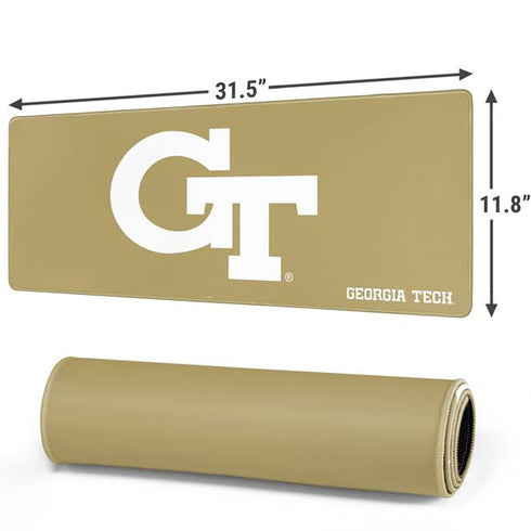 Georgia Institute of Technology Gold GT Gaming Mouse Pad