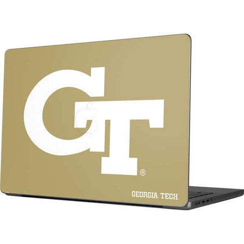 Georgia Institute of Technology Gold GT Apple MacBook Pro 14-inch Skin