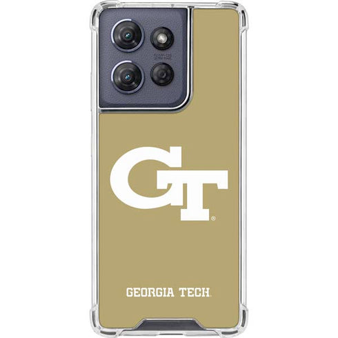 Georgia Institute of Technology Gold GT Moto G 5G (2025) Clear Case