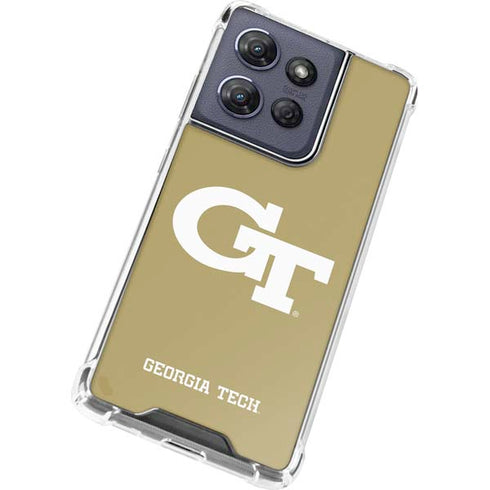 Georgia Institute of Technology Gold GT Moto G 5G (2025) Clear Case