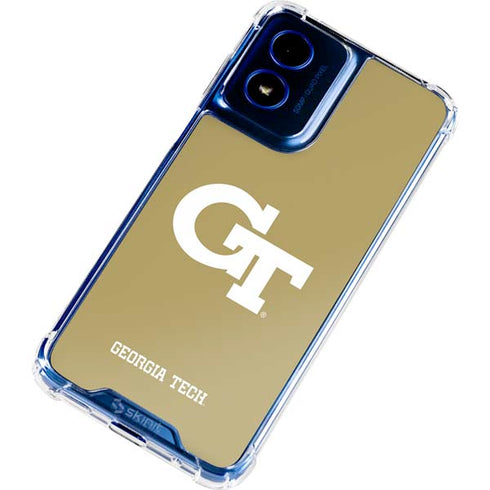 Georgia Institute of Technology Gold GT Moto G 5G (2024) Clear Case