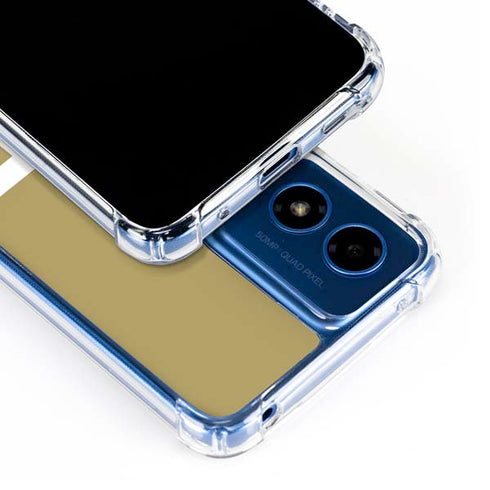 Georgia Institute of Technology Gold GT Moto G Play 4G (2024) Clear Case