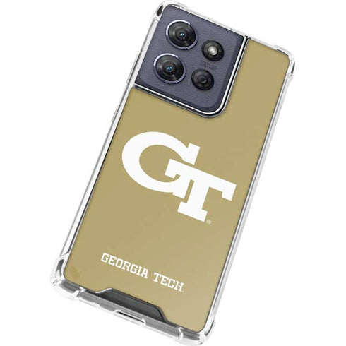 Georgia Institute of Technology Gold GT Moto G Stylus 5G (2025) Clear Case