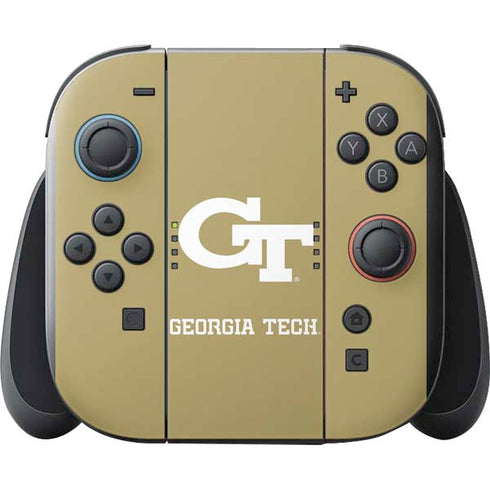 Georgia Institute of Technology Gold GT Nintendo Switch 2 (2025) with Joy-Con Skin