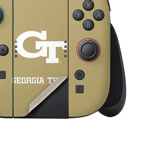 Georgia Institute of Technology Gold GT Nintendo Switch 2 (2025) Joy-Con Controller Skin
