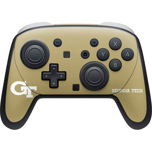 Georgia Institute of Technology Gold GT Nintendo Switch 2 (2025) Pro Controller Skin