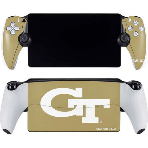 Georgia Institute of Technology Gold GT PlayStation Portal Remote Player Skin