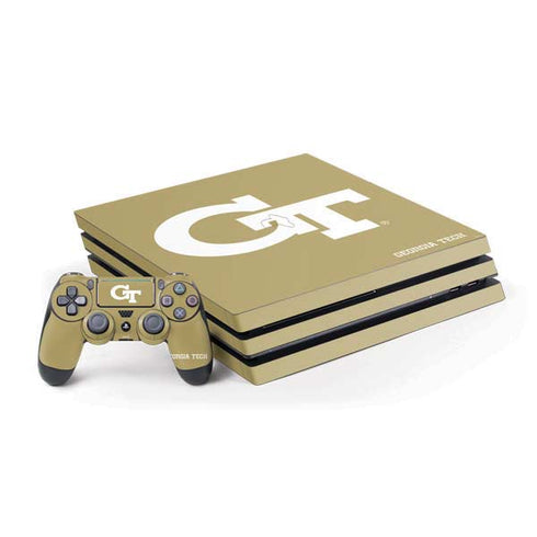 Georgia Institute of Technology Gold GT PlayStation PS4 Skins