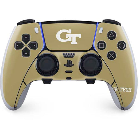 Georgia Institute of Technology Gold GT PS5 DualSense Edge Pro Controller Skin