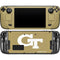 Georgia Institute of Technology Gold GT Steam Deck Handheld Gaming Computer OLED Skin