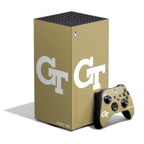 Georgia Institute of Technology Gold GT XBox Series X Digital Edition Bundle Skin