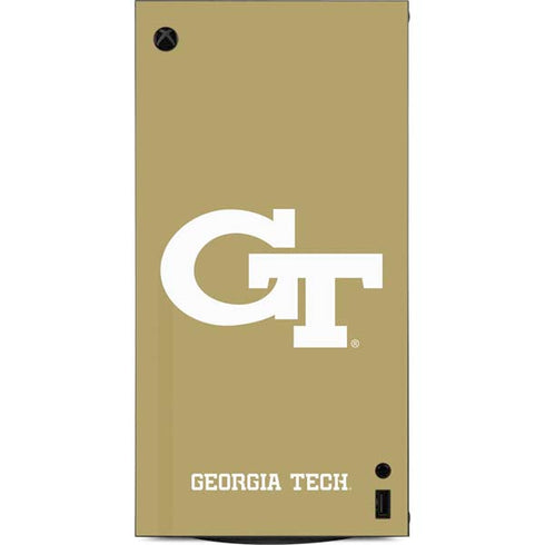Georgia Institute of Technology Gold GT XBox Series X Digital Edition Console Skin