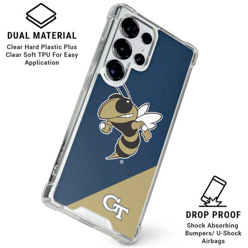 Georgia Institute of Technology Mascot Galaxy S25 Ultra Clear Case