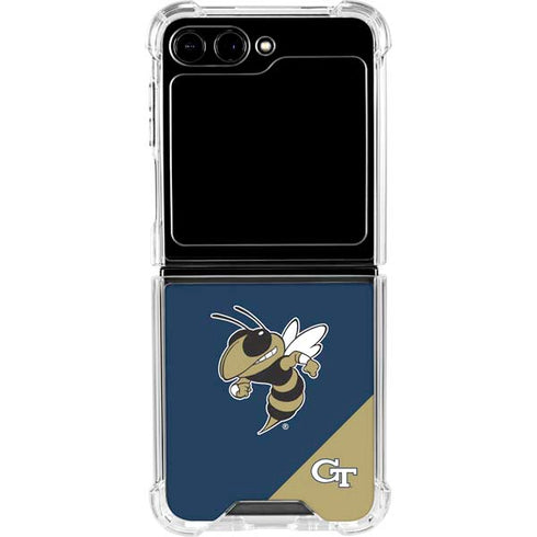 Georgia Institute of Technology Mascot Galaxy Z Flip6 Clear Case