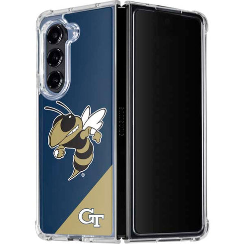 Georgia Institute of Technology Mascot Galaxy Z Fold5 5G Clear Case