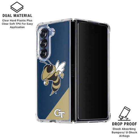 Georgia Institute of Technology Mascot Galaxy Z Fold6 Clear Case