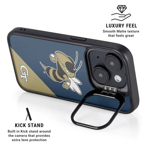 Georgia Institute of Technology Mascot iPhone 14 Plus Kickstand Case