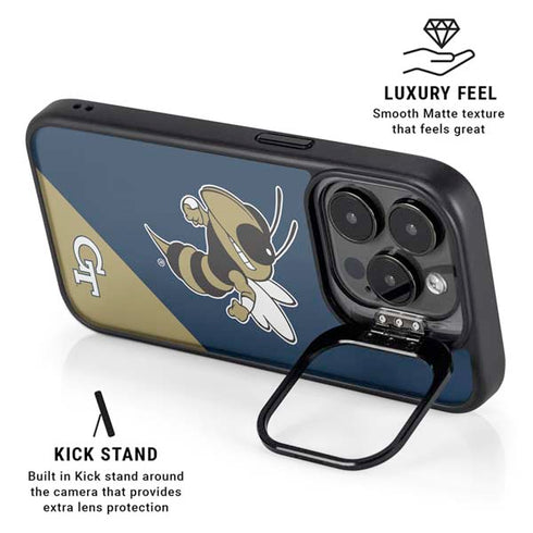 Georgia Institute of Technology Mascot iPhone 14 Pro Kickstand Case