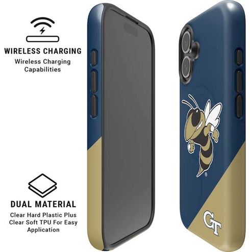 Georgia Institute of Technology Mascot iPhone 16 Magsafe Impact Case