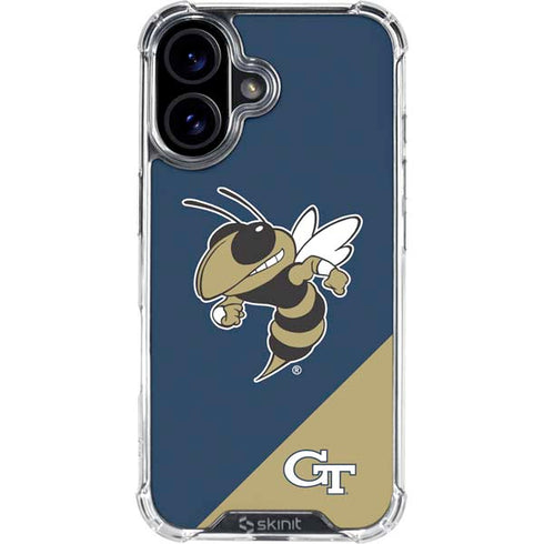 Georgia Institute of Technology Mascot iPhone 16 Plus Clear Case
