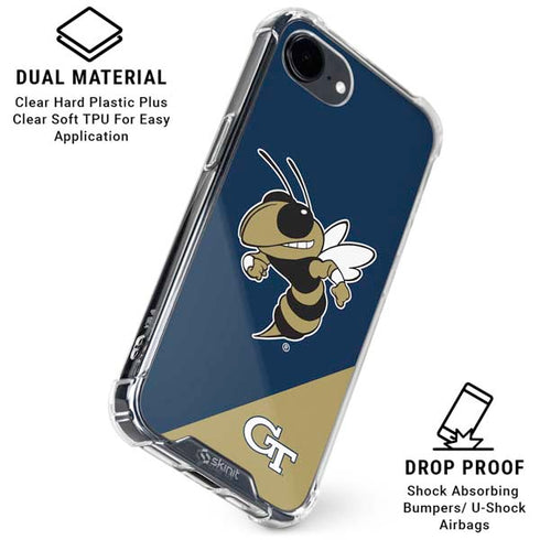 Georgia Institute of Technology Mascot iPhone 16e Clear Case