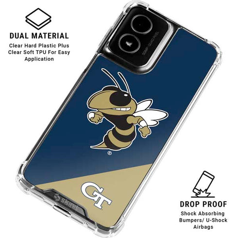 Georgia Institute of Technology Mascot Moto G Power 5G (2024) Clear Case