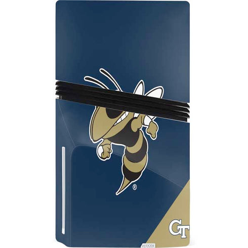 Georgia Institute of Technology Mascot PS5 Pro Disk Console Skin