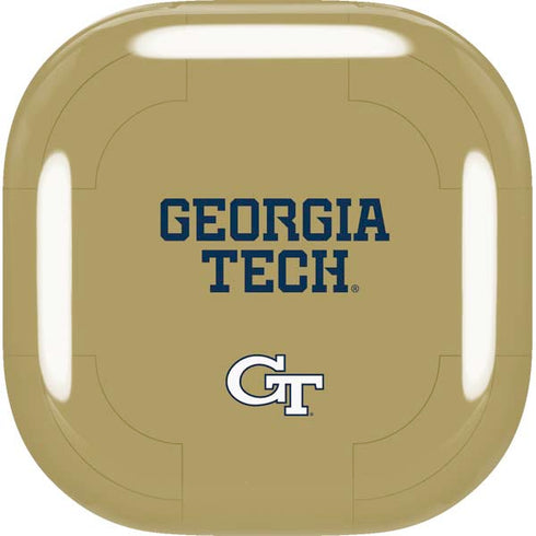 Georgia Institute of Technology LogoType Gold Galaxy Buds Live Skin