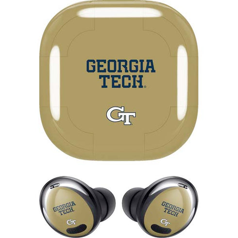 Georgia Institute of Technology LogoType Gold Galaxy Buds Pro Skin