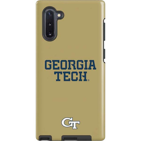 Georgia Institute of Technology LogoType Gold Galaxy Cases