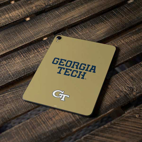 Georgia Institute of Technology LogoType Gold Apple iPad Pro Skin