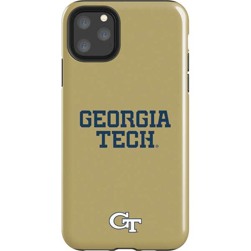 Georgia Institute of Technology LogoType Gold iPhone Cases