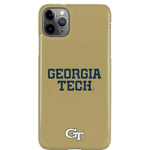 Georgia Institute of Technology LogoType Gold iPhone Cases