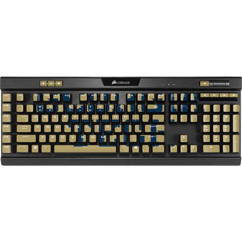 Georgia Institute of Technology LogoType Gold K95 RGB PLATINUM Mechanical Gaming Keyboard Skin
