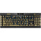 Georgia Institute of Technology LogoType Gold K95 RGB PLATINUM Mechanical Gaming Keyboard Skin