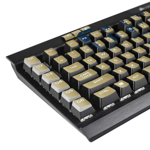 Georgia Institute of Technology LogoType Gold K95 RGB PLATINUM Mechanical Gaming Keyboard Skin