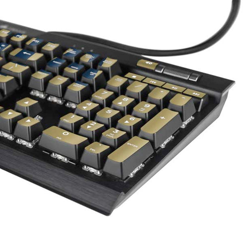 Georgia Institute of Technology LogoType Gold K95 RGB PLATINUM Mechanical Gaming Keyboard Skin