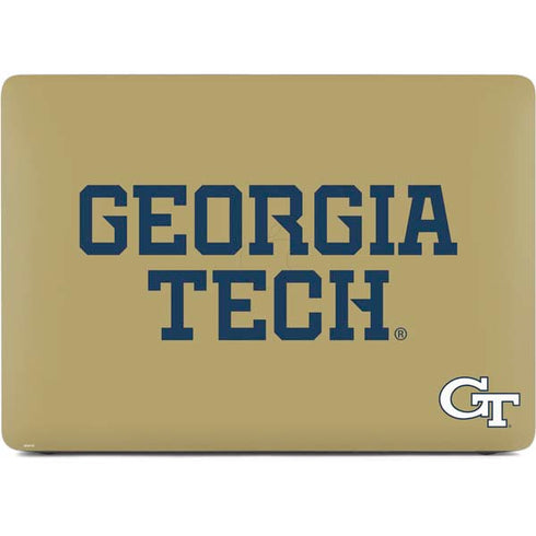 Georgia Institute of Technology LogoType Gold Apple MacBook Air Skin