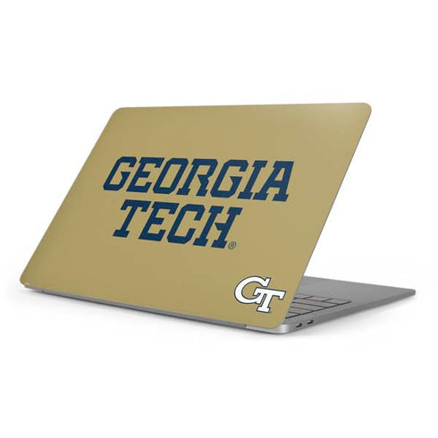 Georgia Institute of Technology LogoType Gold Apple MacBook Pro 16-inch Skin