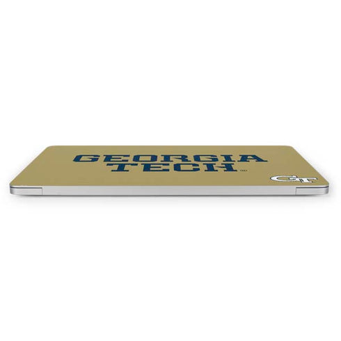 Georgia Institute of Technology LogoType Gold Apple MacBook Pro 16-inch Skin