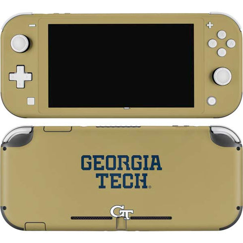 Georgia Institute of Technology LogoType Gold Nintendo Skins