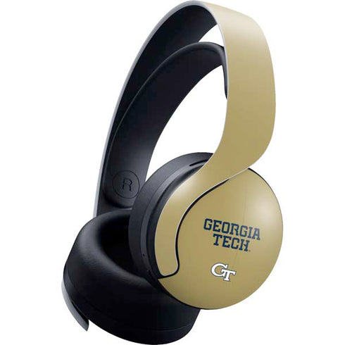 Georgia Institute of Technology LogoType Gold PlayStation PS5 Skins